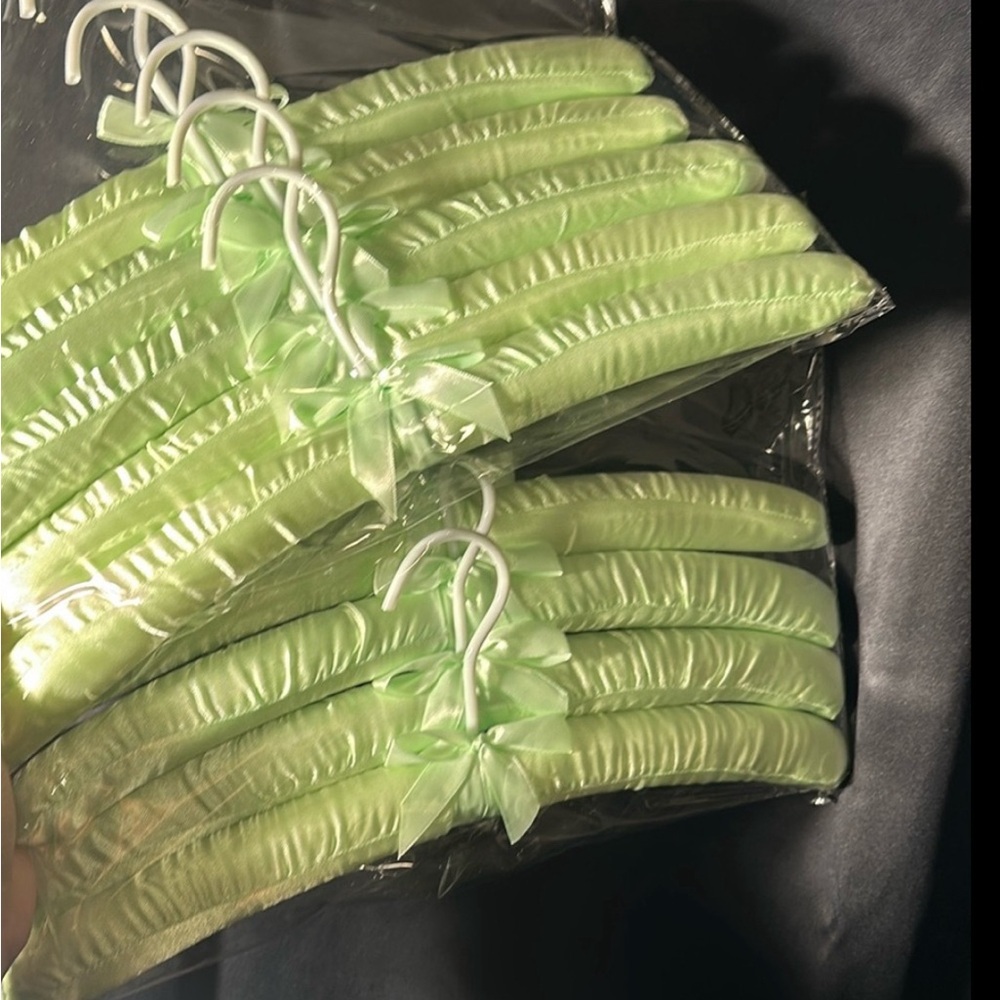 Padded satin hangers